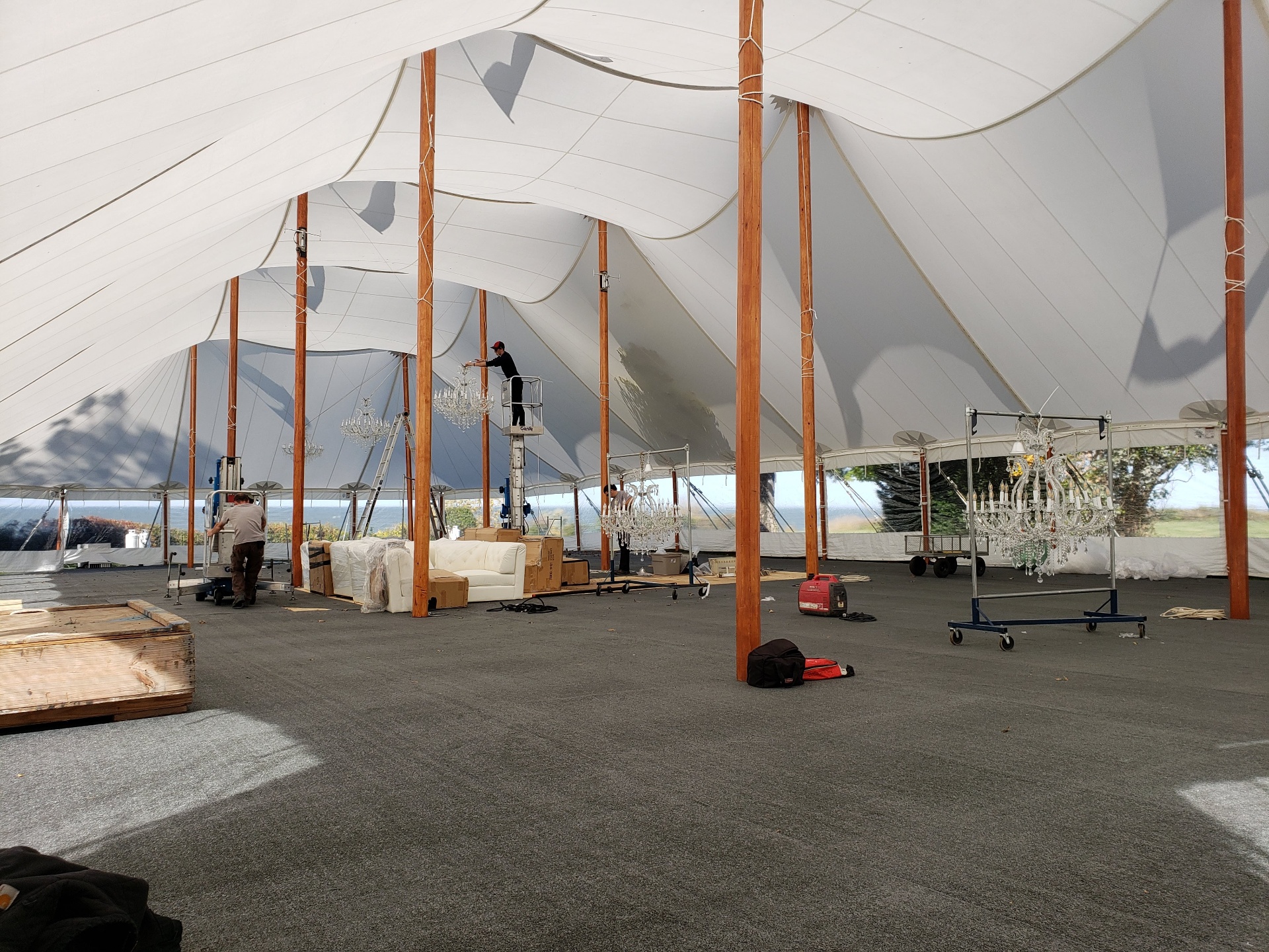 Multi-Pole Installation - Chandelier Setup